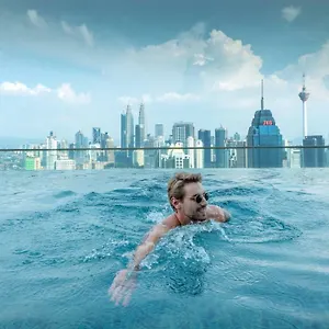 Penthouse On 34 - The Highest Unit And Views In Regalia & Private Rooftop Terrace , Kuala Lumpur Malaisie